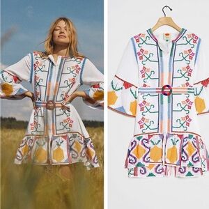Embroidered Farm Rio Dress
